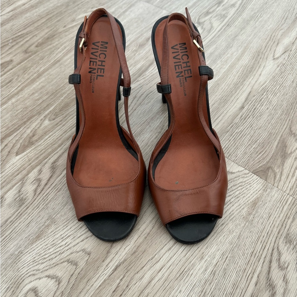 Michel Vivien slingback sandals 40